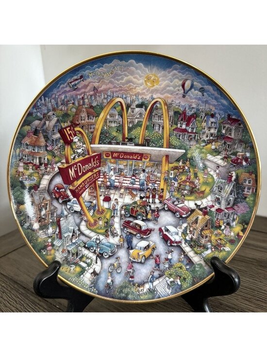 Franklin Mint Other - McDonalds Golden Moments Limited Edition Collector Plate Bill Bell Franklin Mint